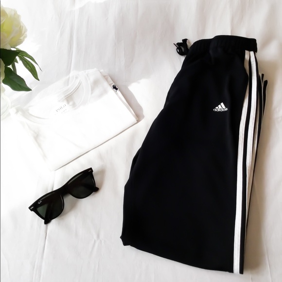 adidas Pants - Women’s Black Adidas Track Pants Size Medium! (24)